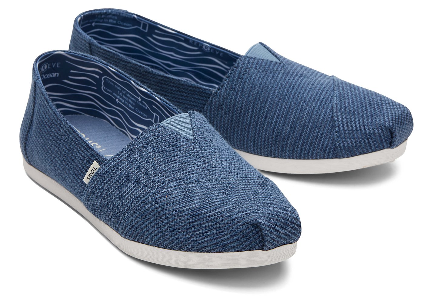 Toms Alpargata REPREVE Our Ocean® Espadrille Blue - Mens - 32694-IXUS